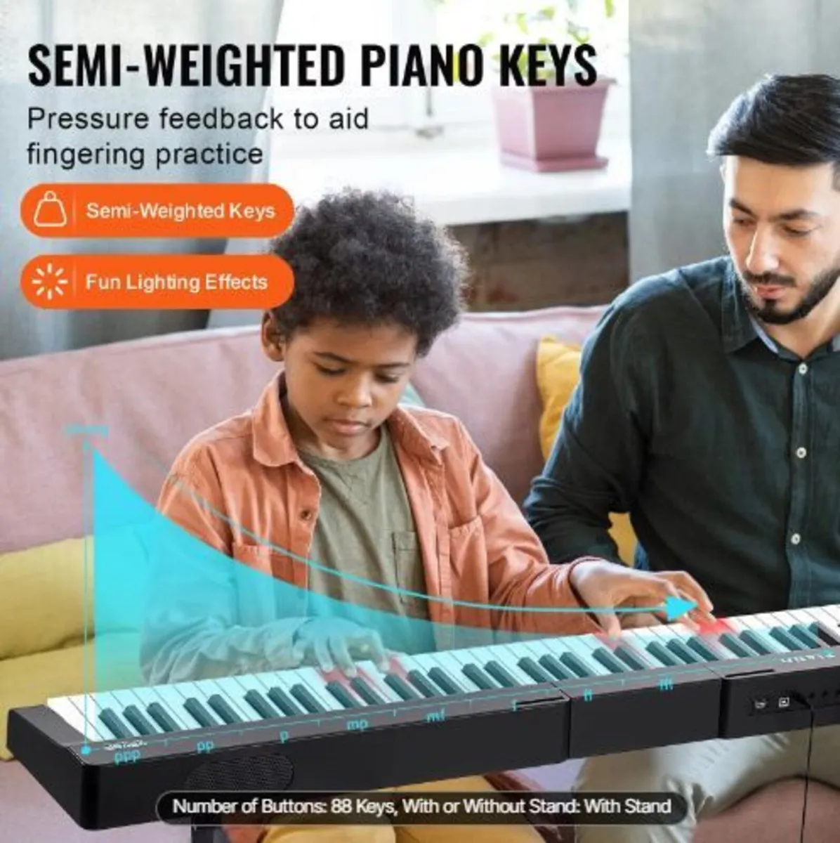 88 Key Digital Piano Keyboard - Image 3