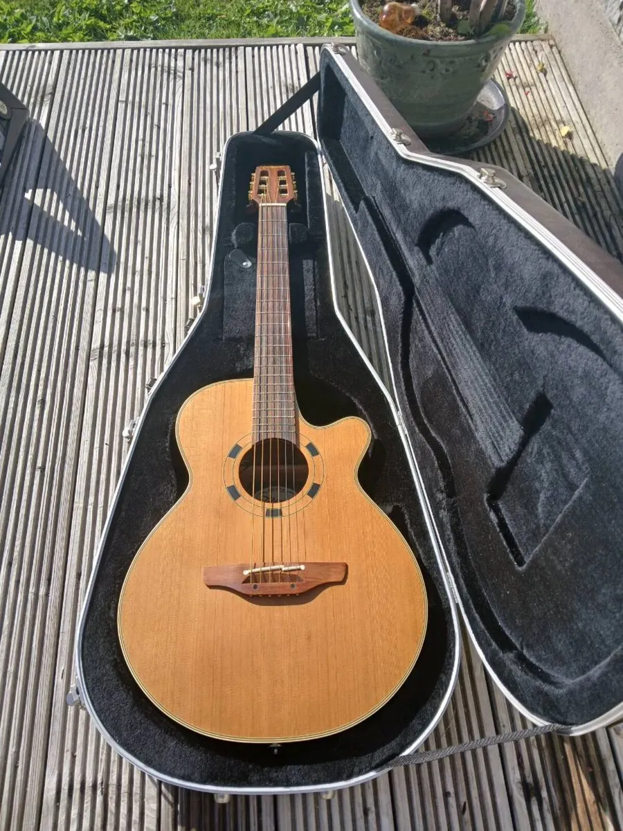 1998 Japanese Takamine EN30 C and original case - Image 1