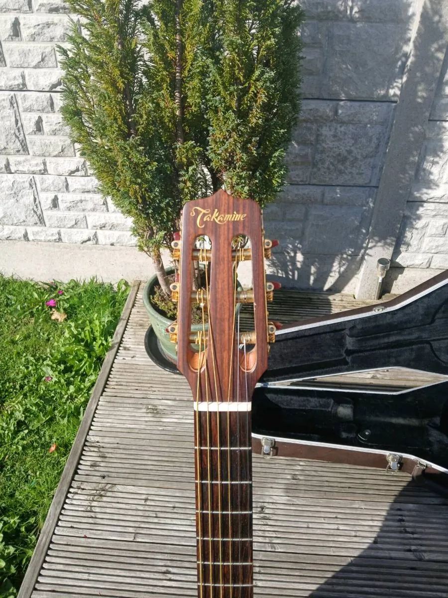 1998 Japanese Takamine EN30 C and original case - Image 3