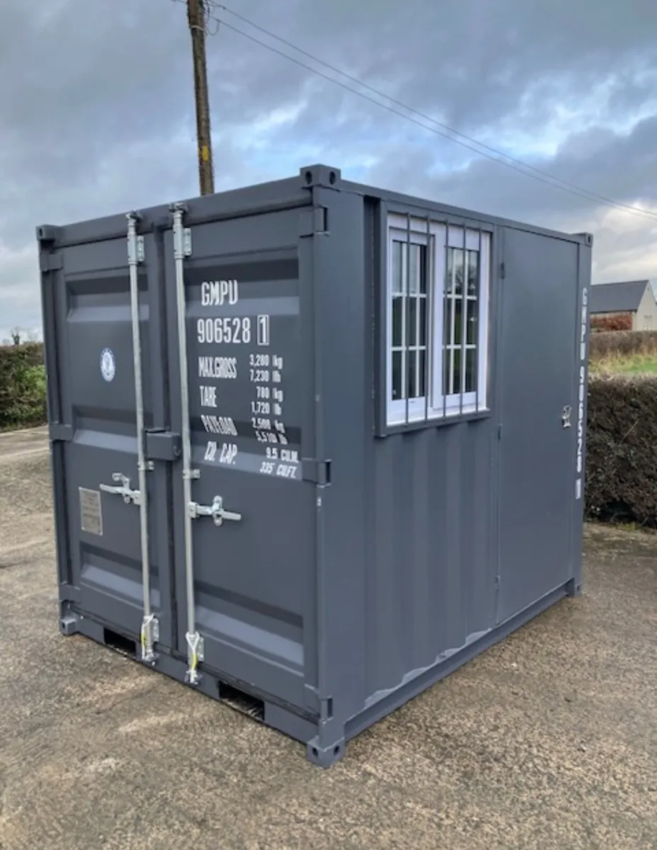 New 8ft Secure Site Office **Online Auction** - Image 1