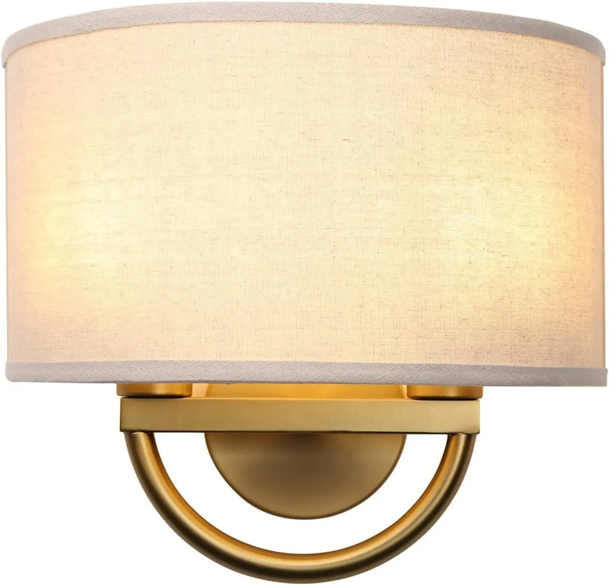 Industrial 2-Lights Wall Light Lamps with Linen - Image 1