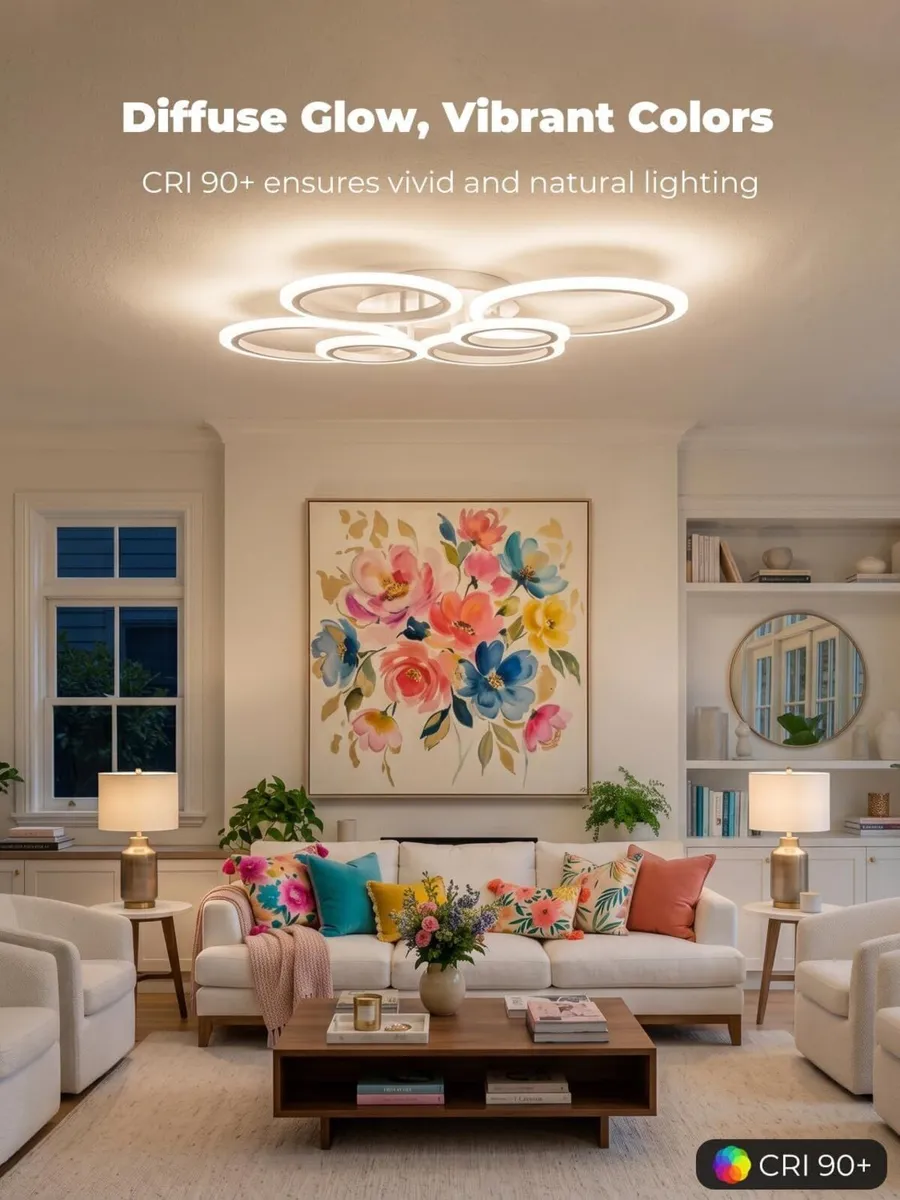 Chandeliers Ceiling Light with Remote Control App - Image 3
