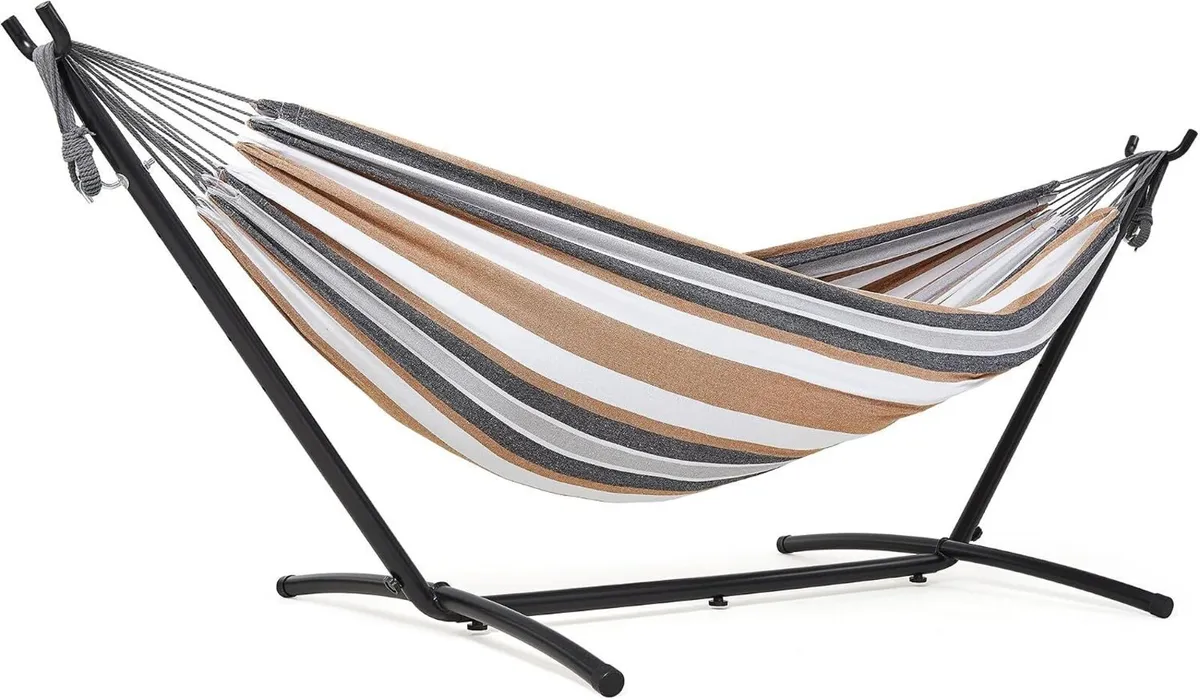 Hammock with Stand 2 Person Metal Frame - Image 1
