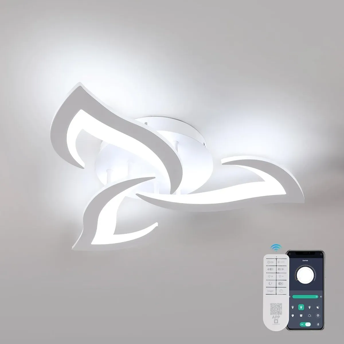 LED Ceiling Light Dimmable 36W 3240lm Modern - Image 1