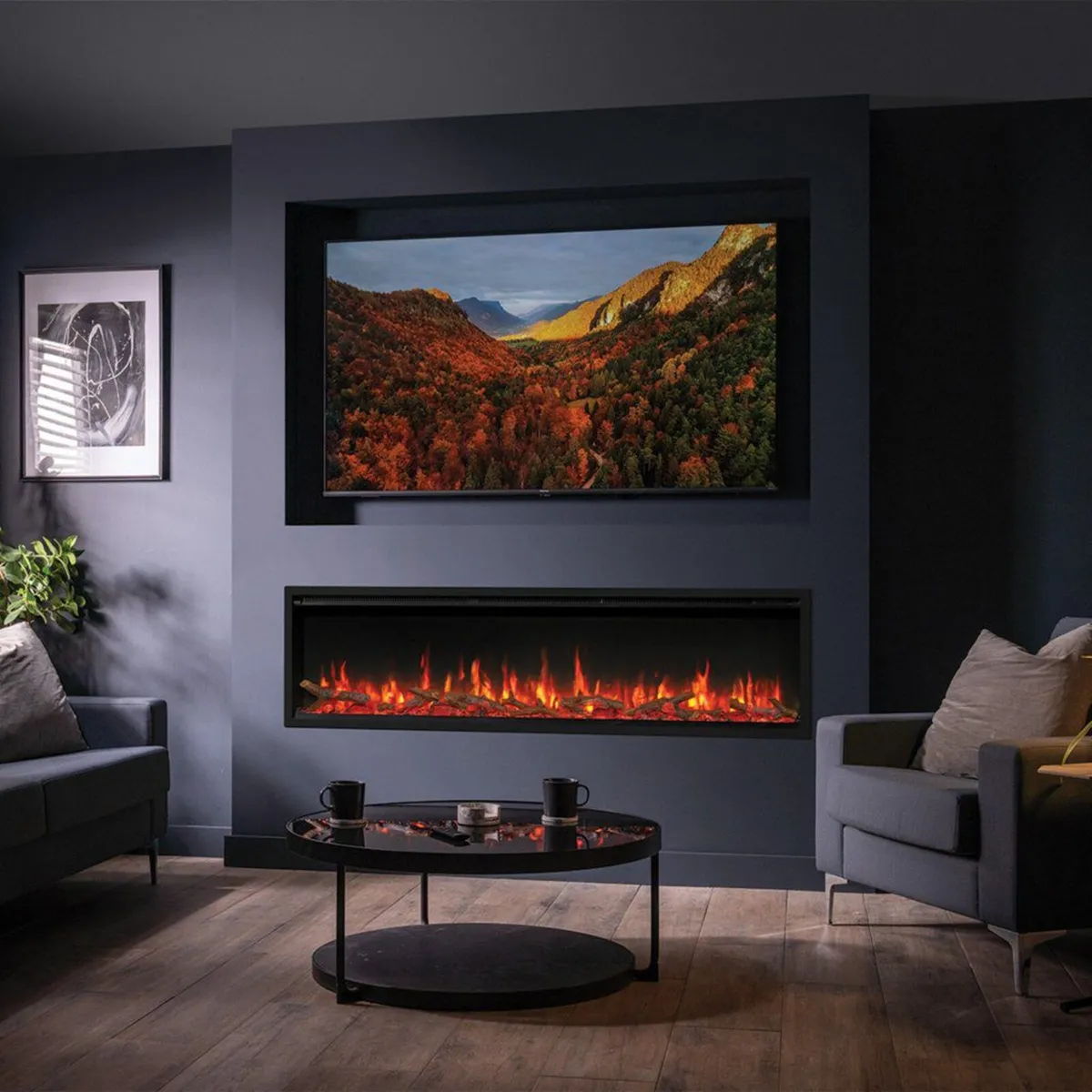 Atmos 165cm electric fire - Image 1