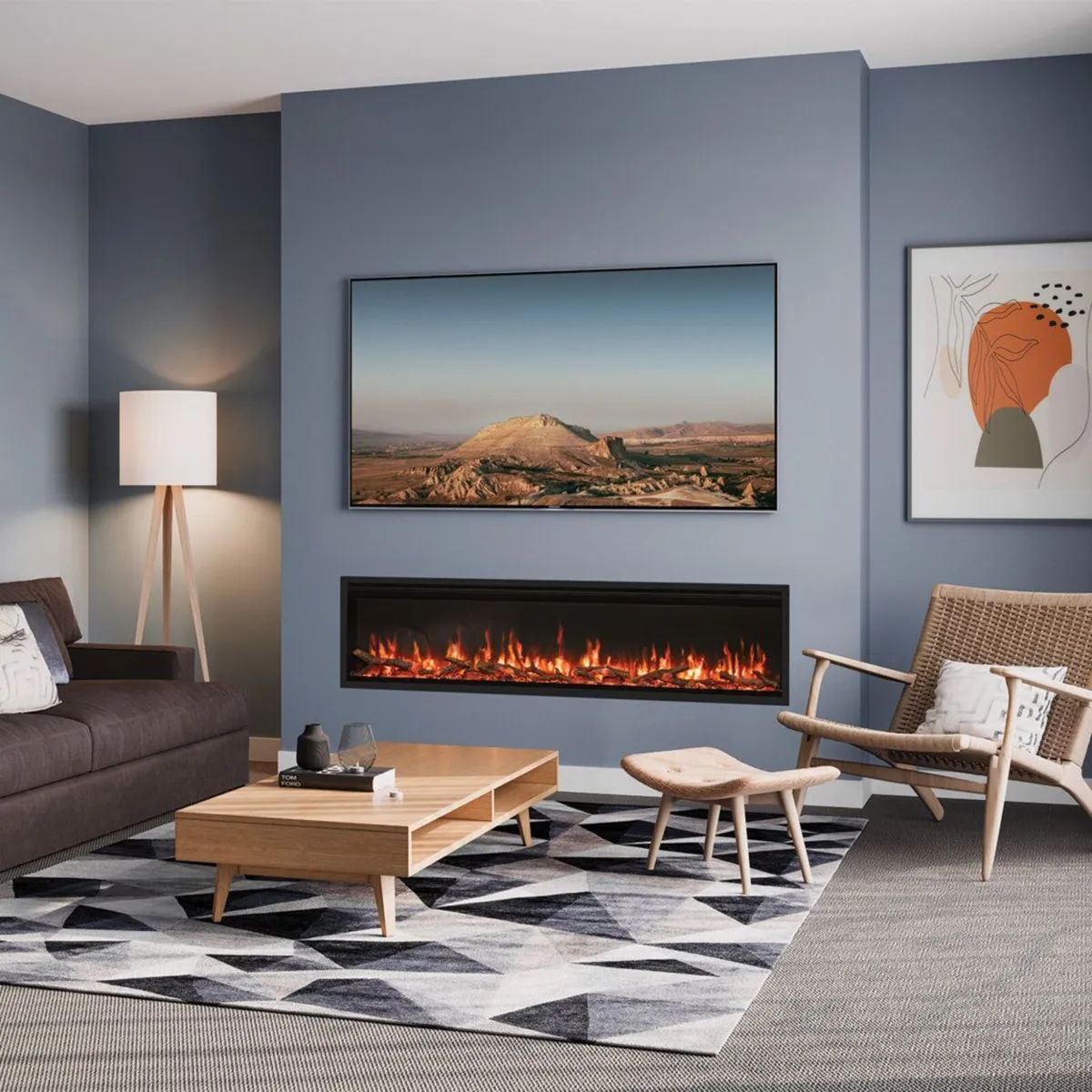 Atmos 165cm electric fire - Image 3
