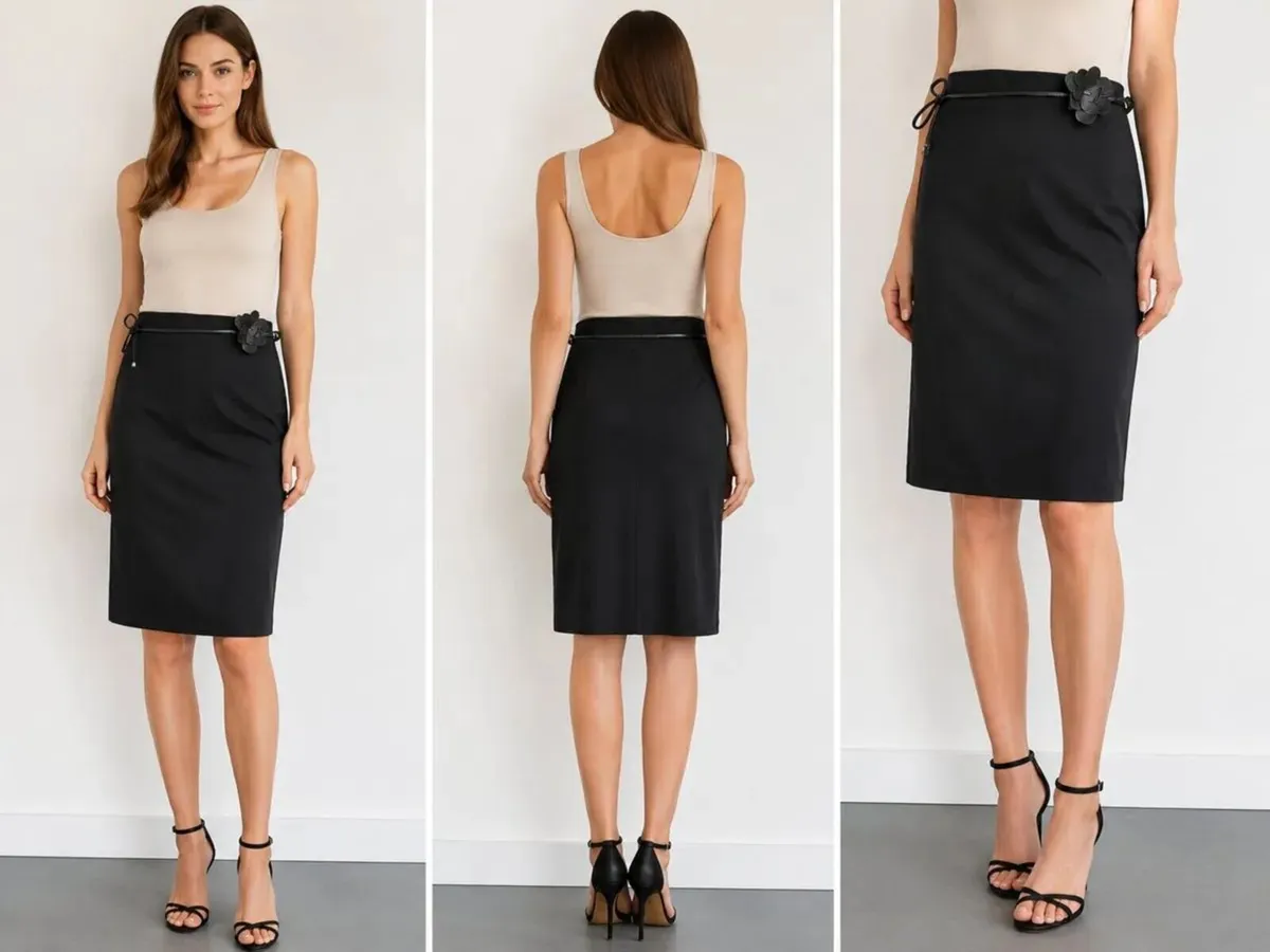 Dorothy Perkins Black Midi Skirt - Image 2