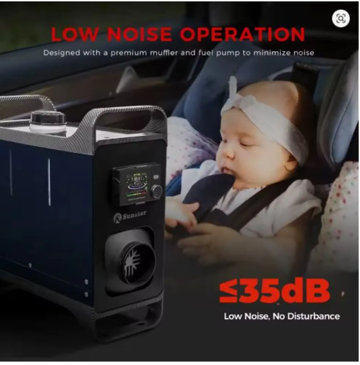 8kW Diesel Air Heater with Bluetooth - Image 4