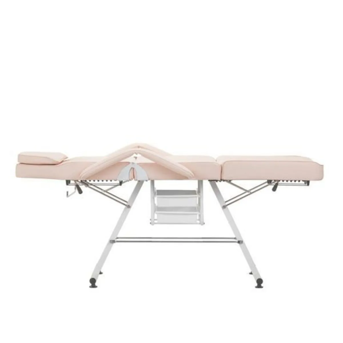 Beauty Bed With Drawers light pink cosmetic spa - Image 1