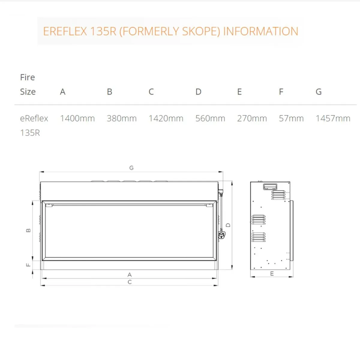 Gazco eReflex 135RW electric fire - Image 2