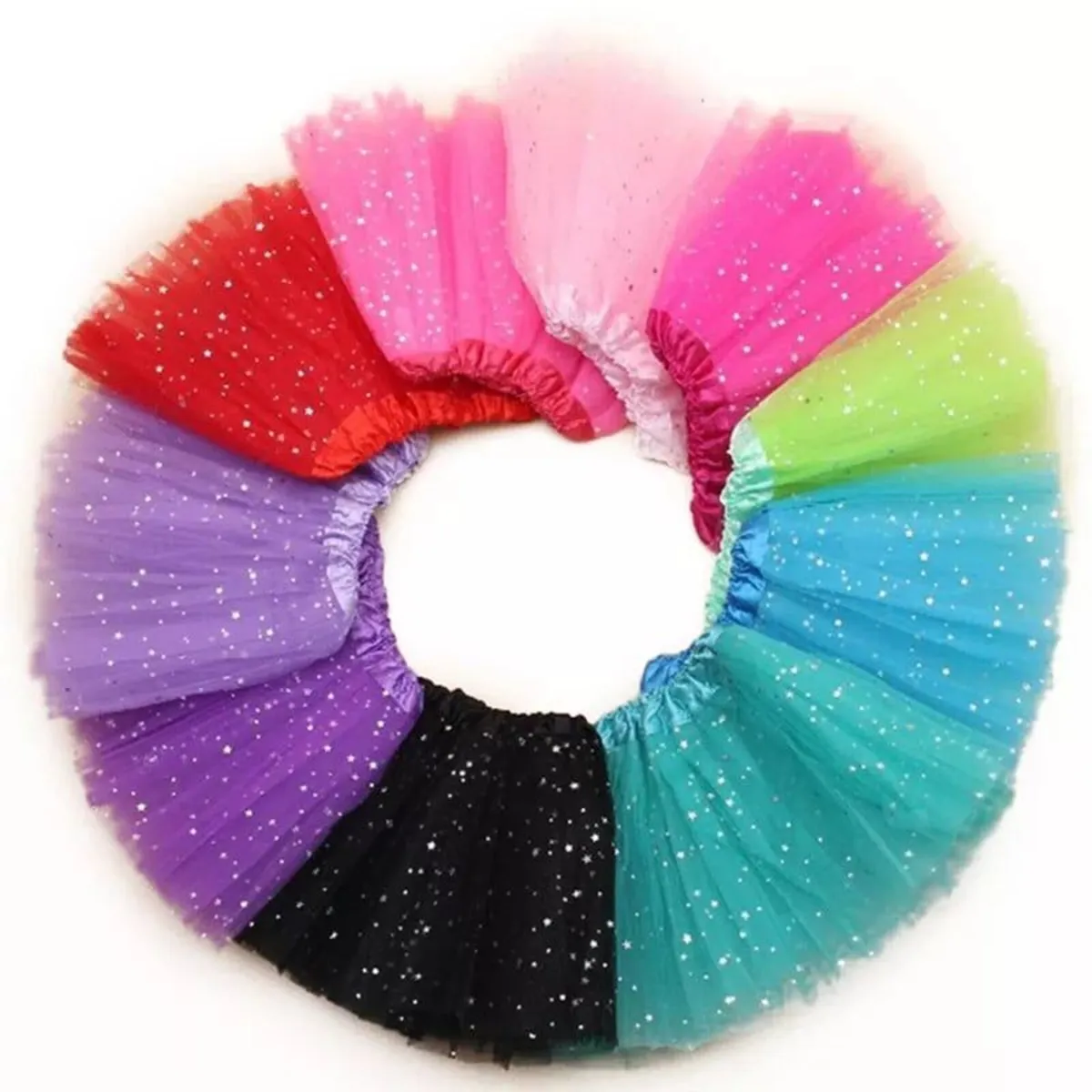 Children's blue tulle skirt one size - Image 1