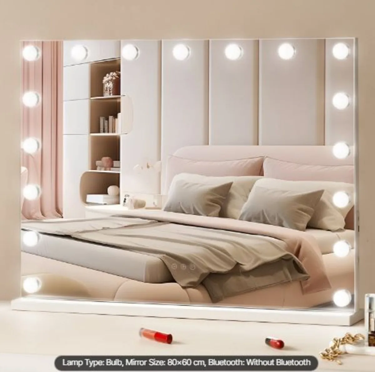 Hollywood Vanity Mirror With Lights - Image 4