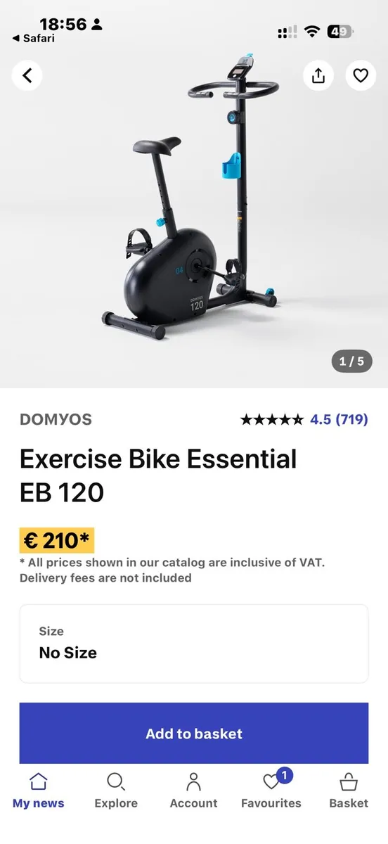 Decathlon exercise bike - Image 4