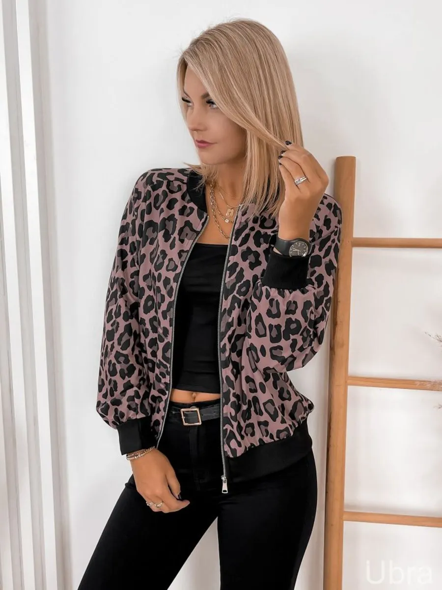 Zebra,animal patern zipped sweatshirt XS-L - Image 2