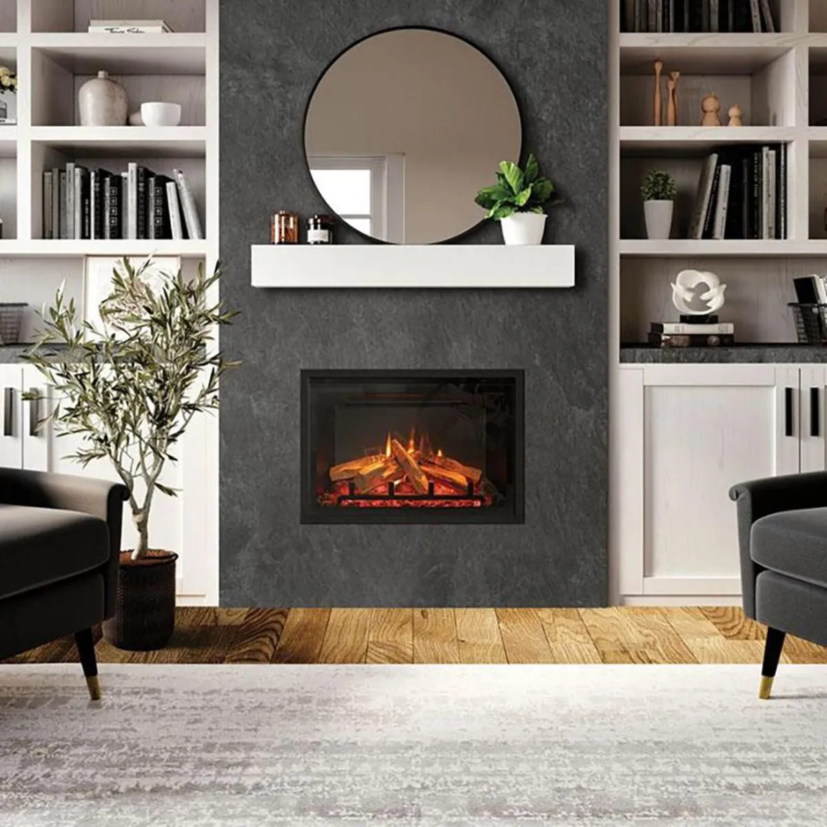 eMotiv 64 electric fire inset - Image 1