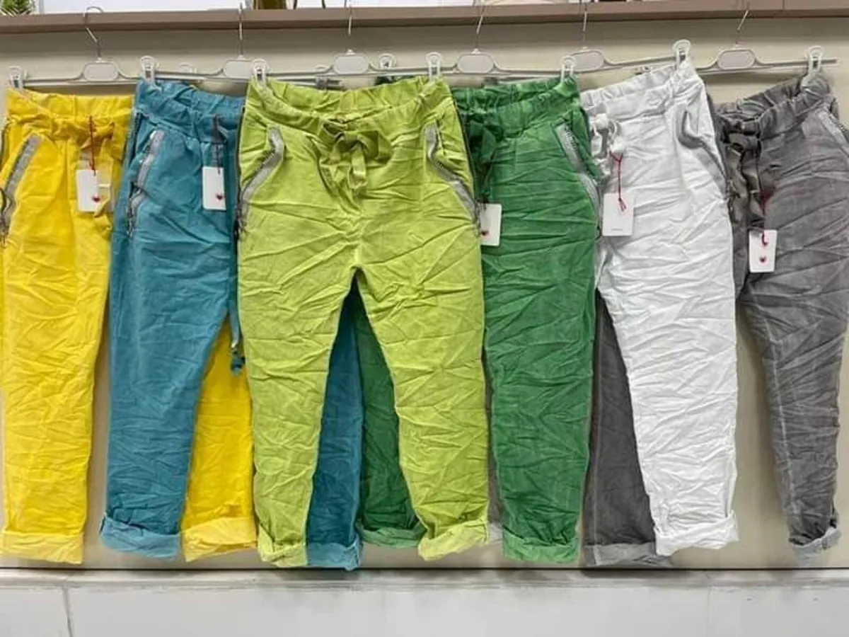 ladies italian stretch trousers 10/16 - Image 4