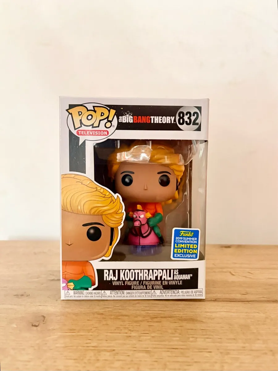 Raj / Aquaman / Big Bang Funko Pop