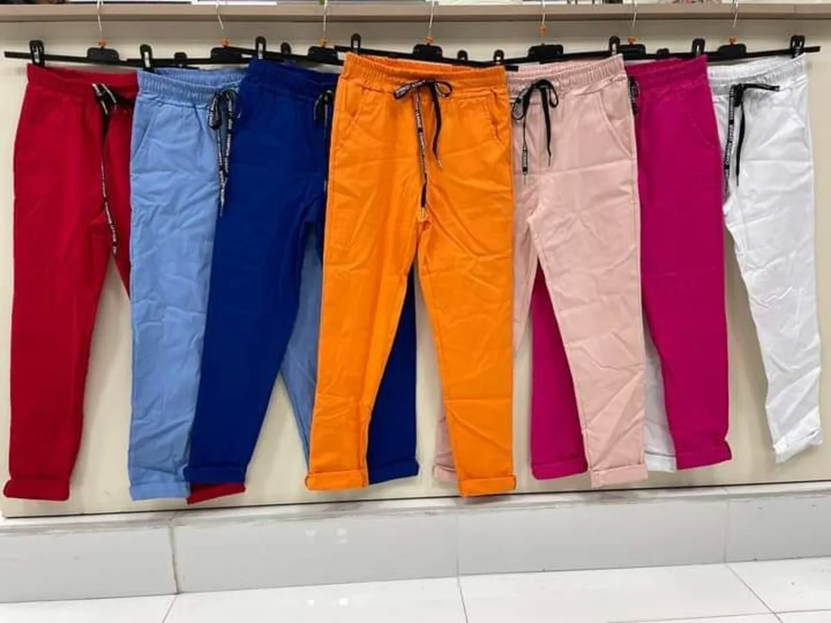 ladies italian stretch trousers 10/16 - Image 3