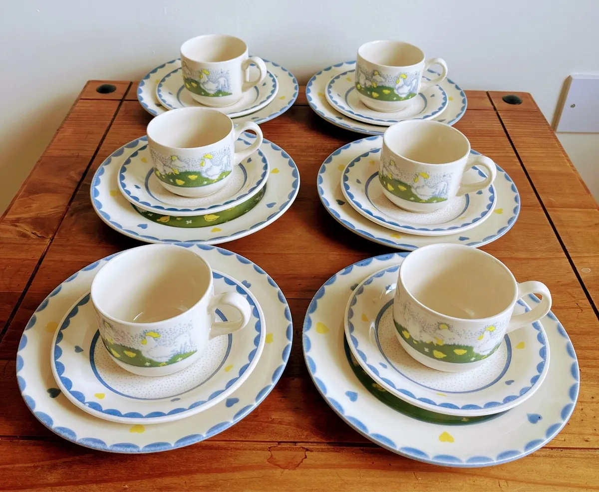 1970s 18 piece English  Ironstone Breakfast set - Image 2