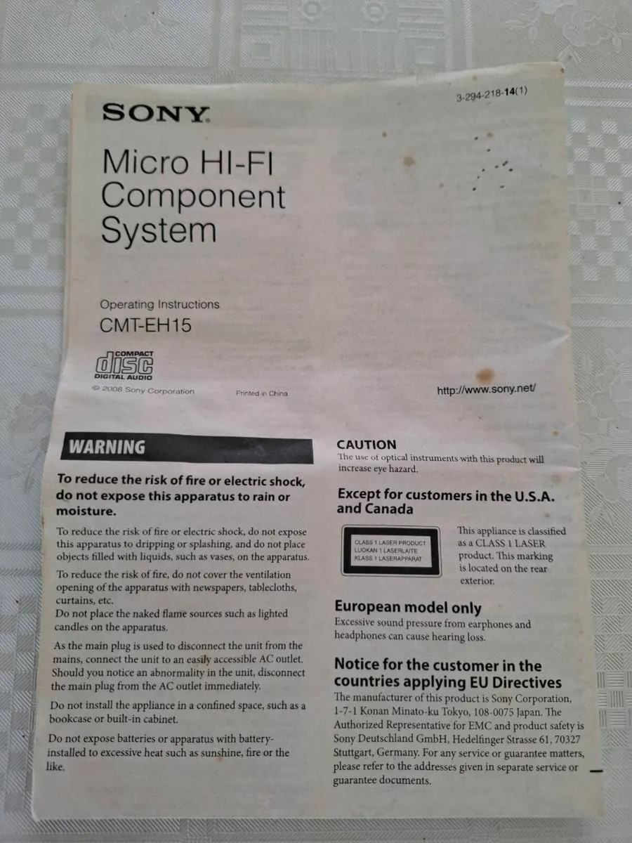Sony Micro HI-Fi System - Image 3