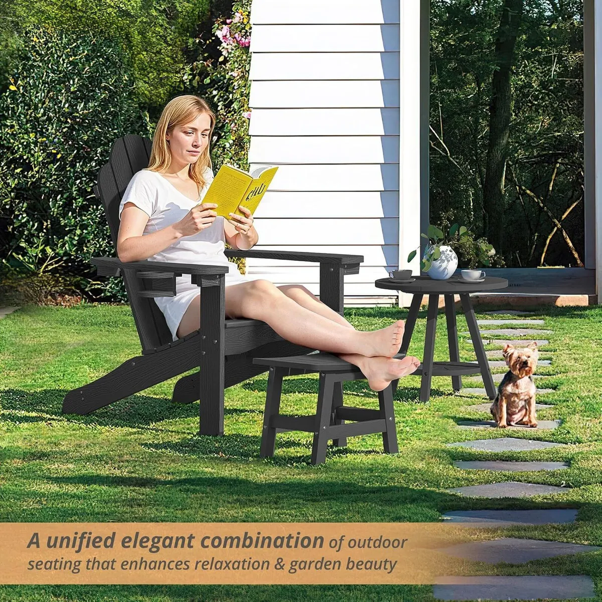 Garden Footstools Hdps Outdoor Ottomans 136KG - Image 3