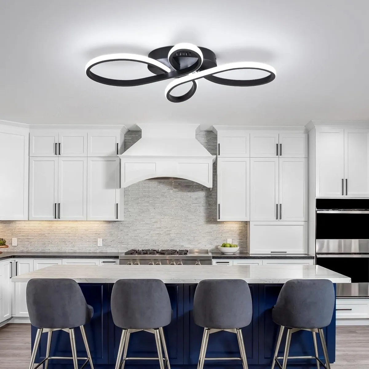 LED Ceiling Light Dimmable Modern Lamp with Remote - Image 4