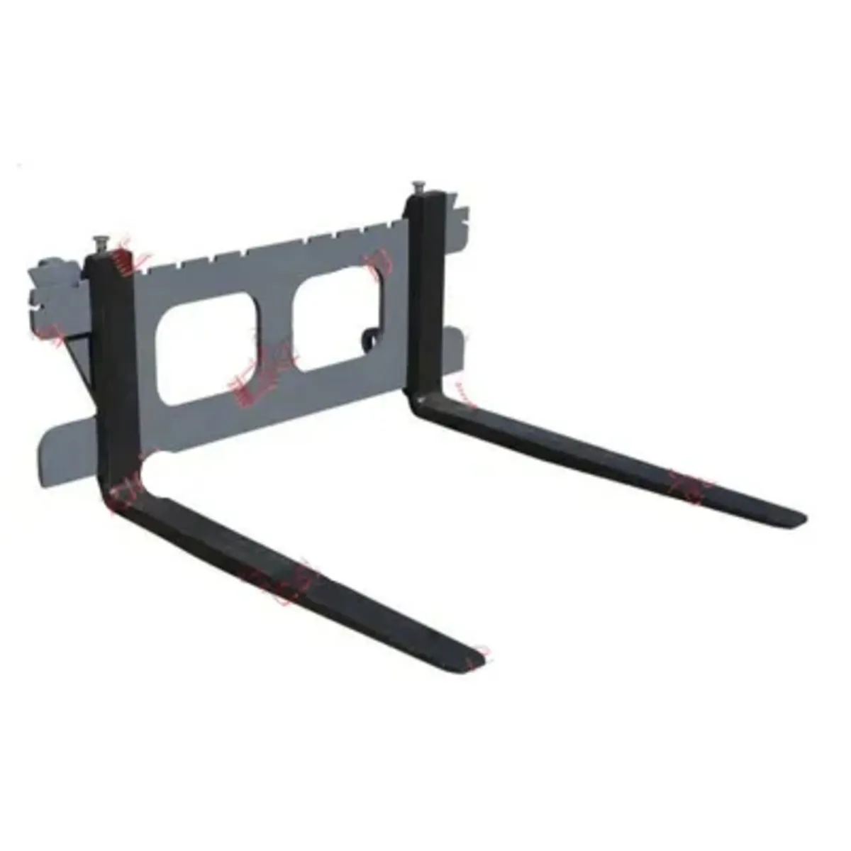 1.5 Tonne Pallet Forks C/W Euro Brackets