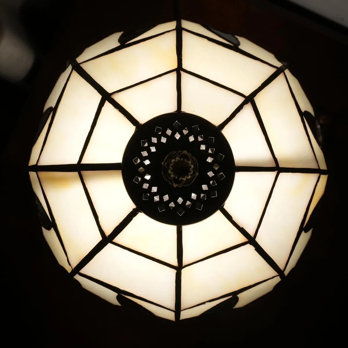 Tiffany Style Cat Stained Glass Table Lamp Cute - Image 3