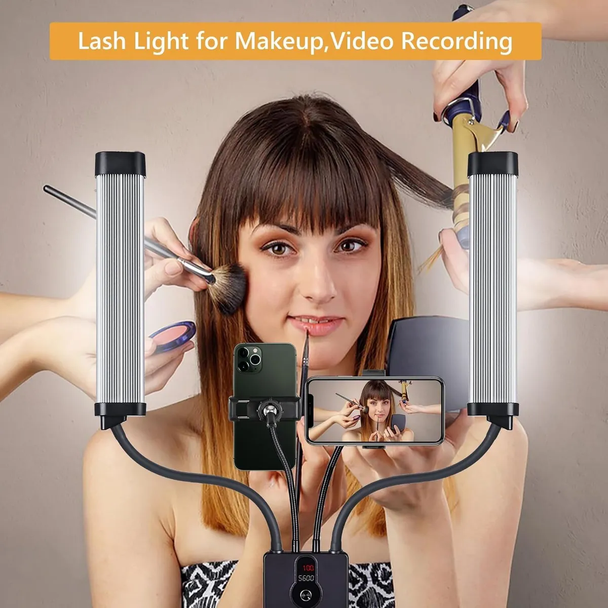 Light Lamp for Eyelash Extension 2pcs Arm LED - Image 4