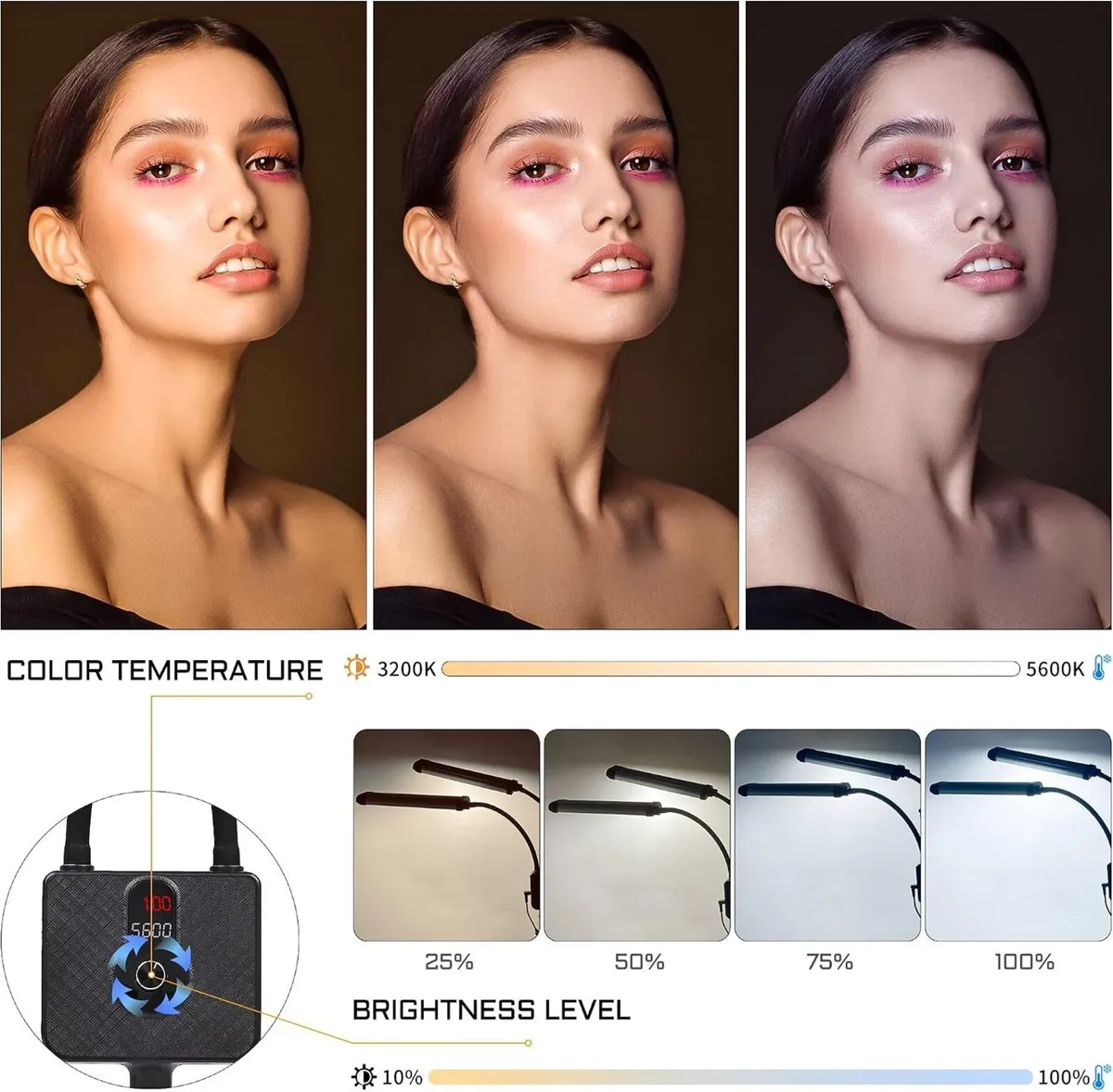 Light Lamp for Eyelash Extension 2pcs Arm LED - Image 2