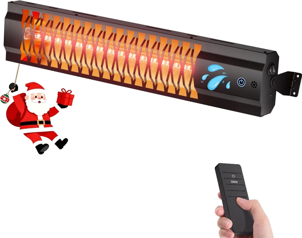 Electric Patio Heater 2000W Waterproof - Image 1
