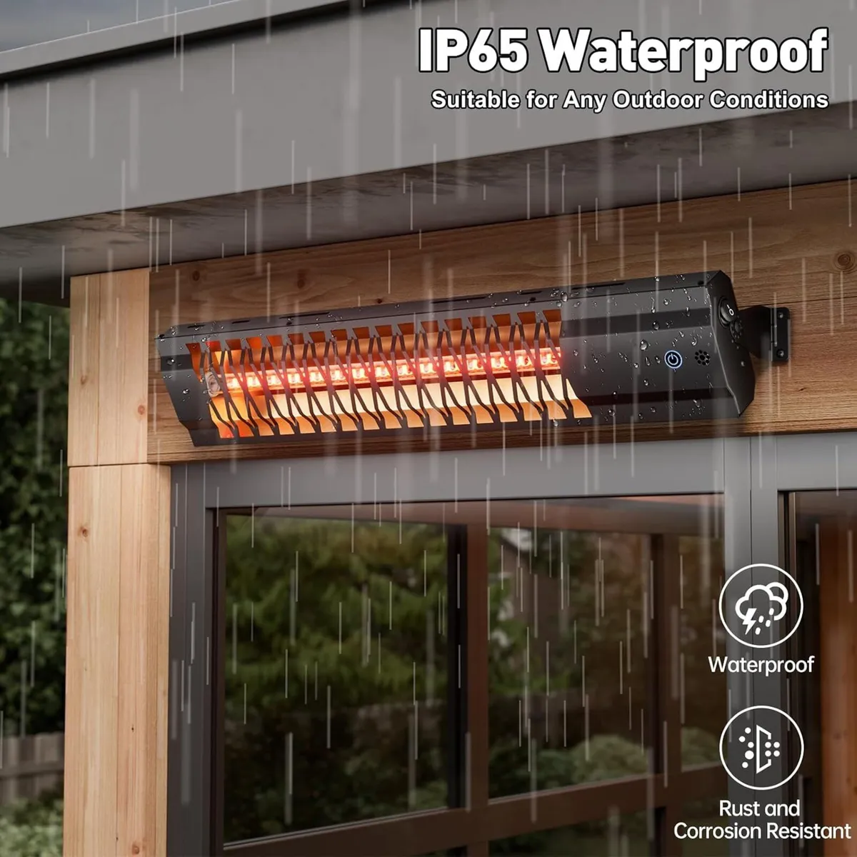 Electric Patio Heater 2000W Waterproof - Image 4