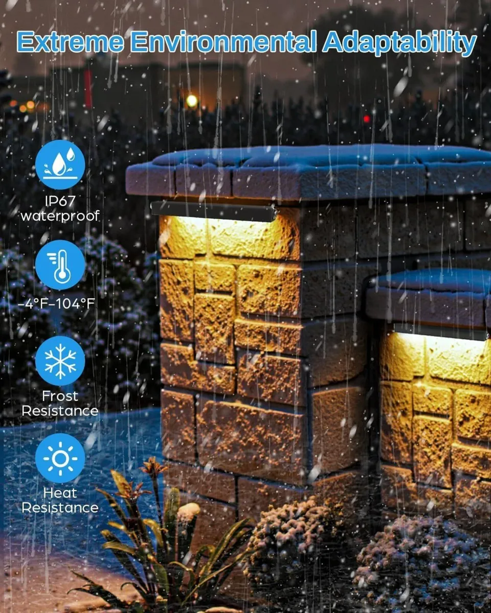 7inch LED Hardscape Lighting Kit with Timer Dusk - Image 4