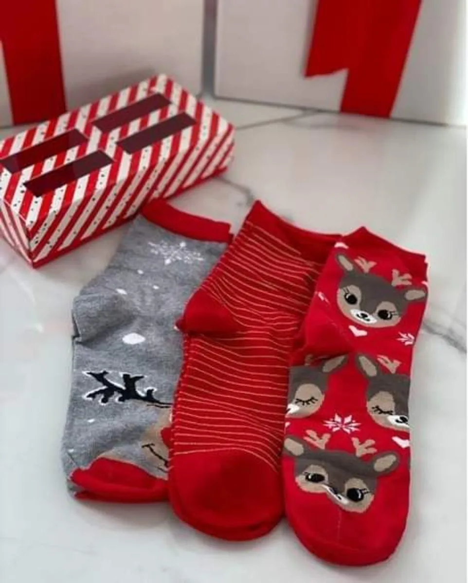 Children's socks MILENA Christmas Reindeer - Image 3