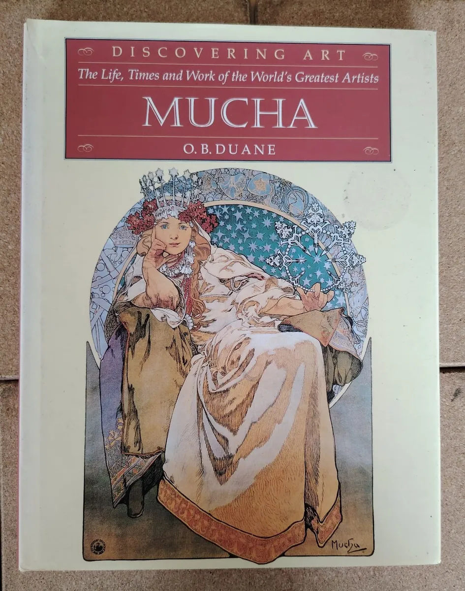 Mucha by O.B. Duane (Hardback, 1996) Art Nouveau - Image 1