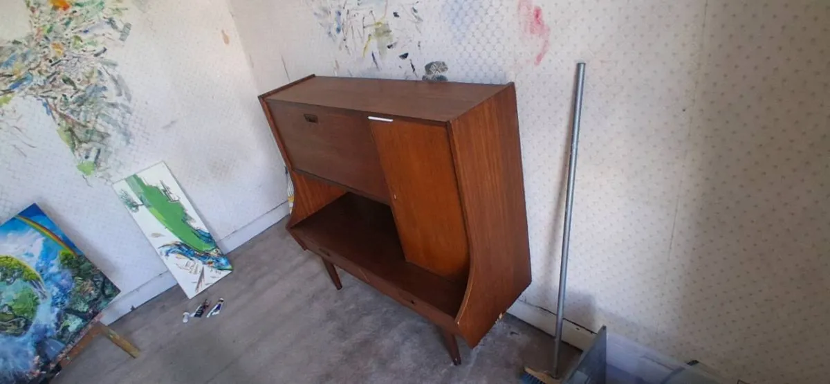 Vintage Scandinavian Teak Bureau - Image 2