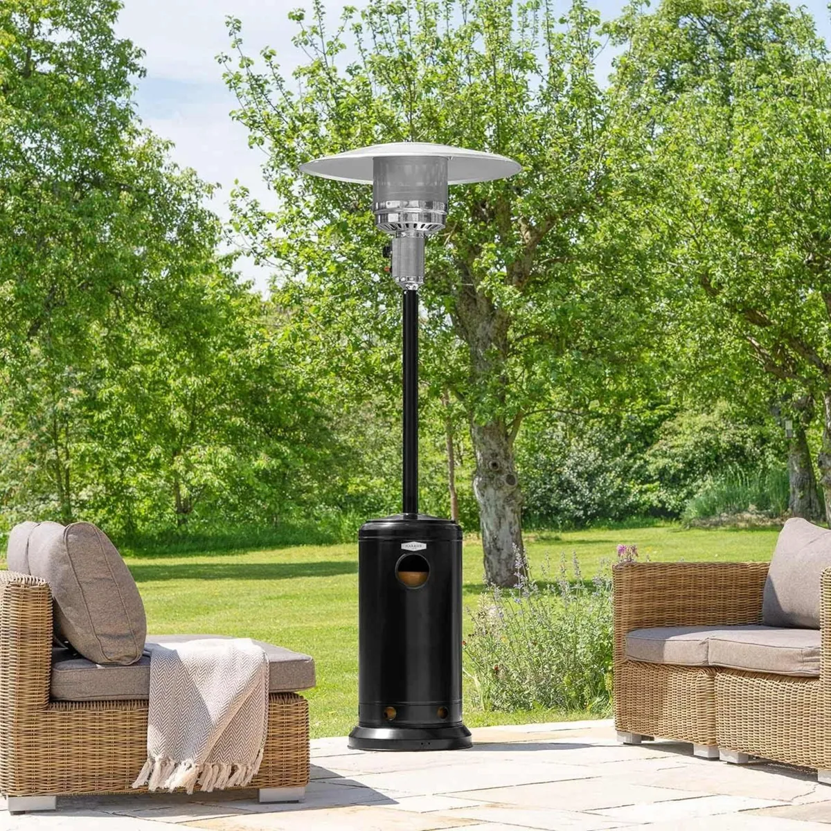 Stainless Steel Patio Heater with Hose - Image 2