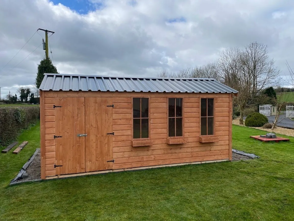 Heavy Duty Timber Garden Sheds | 22mm Shiplap - Image 3