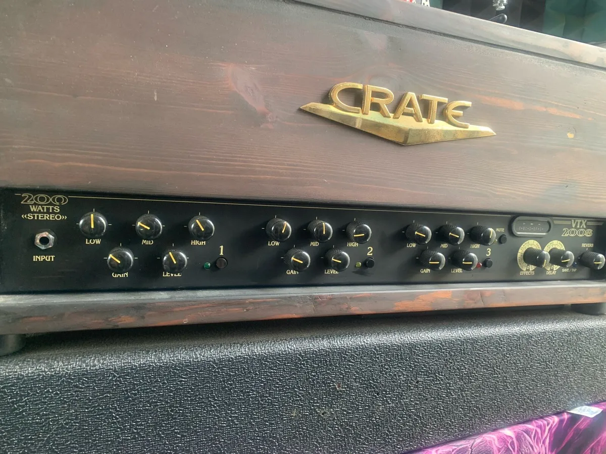 Crate VTX200S amp head - Image 3