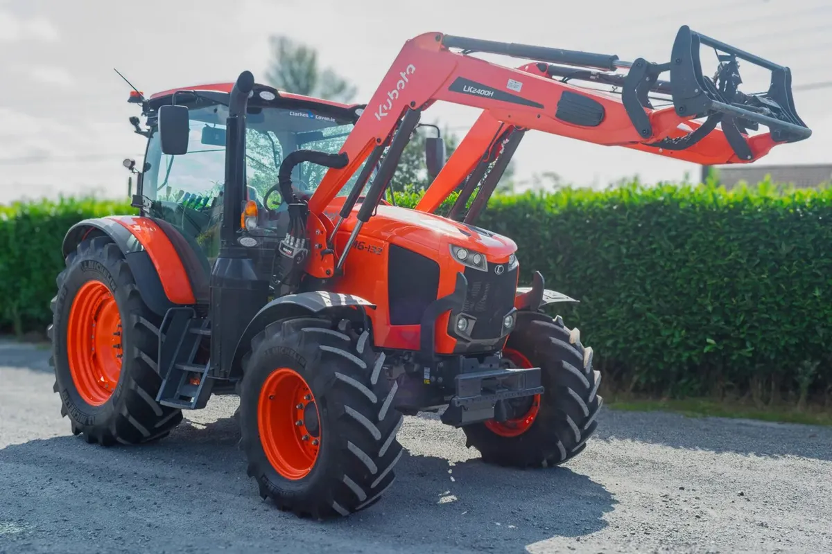 Demo Kubota M6-132 with LK2400H Front Loader - Image 1
