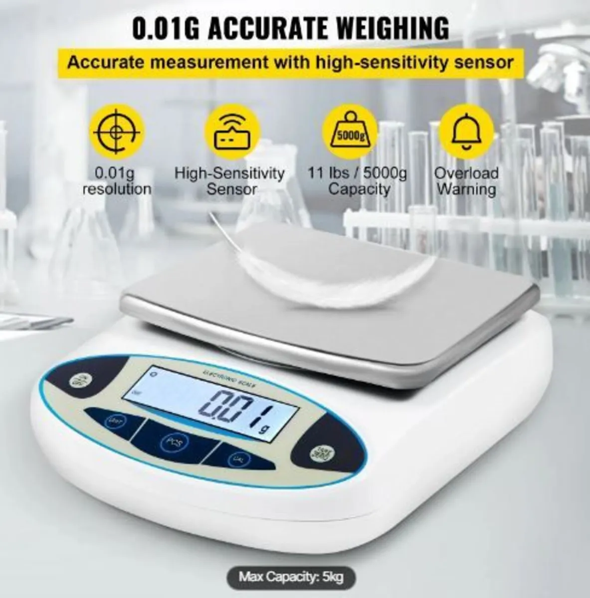 Analytical Balance, 5000g x 0.01g Accuracy - Image 2