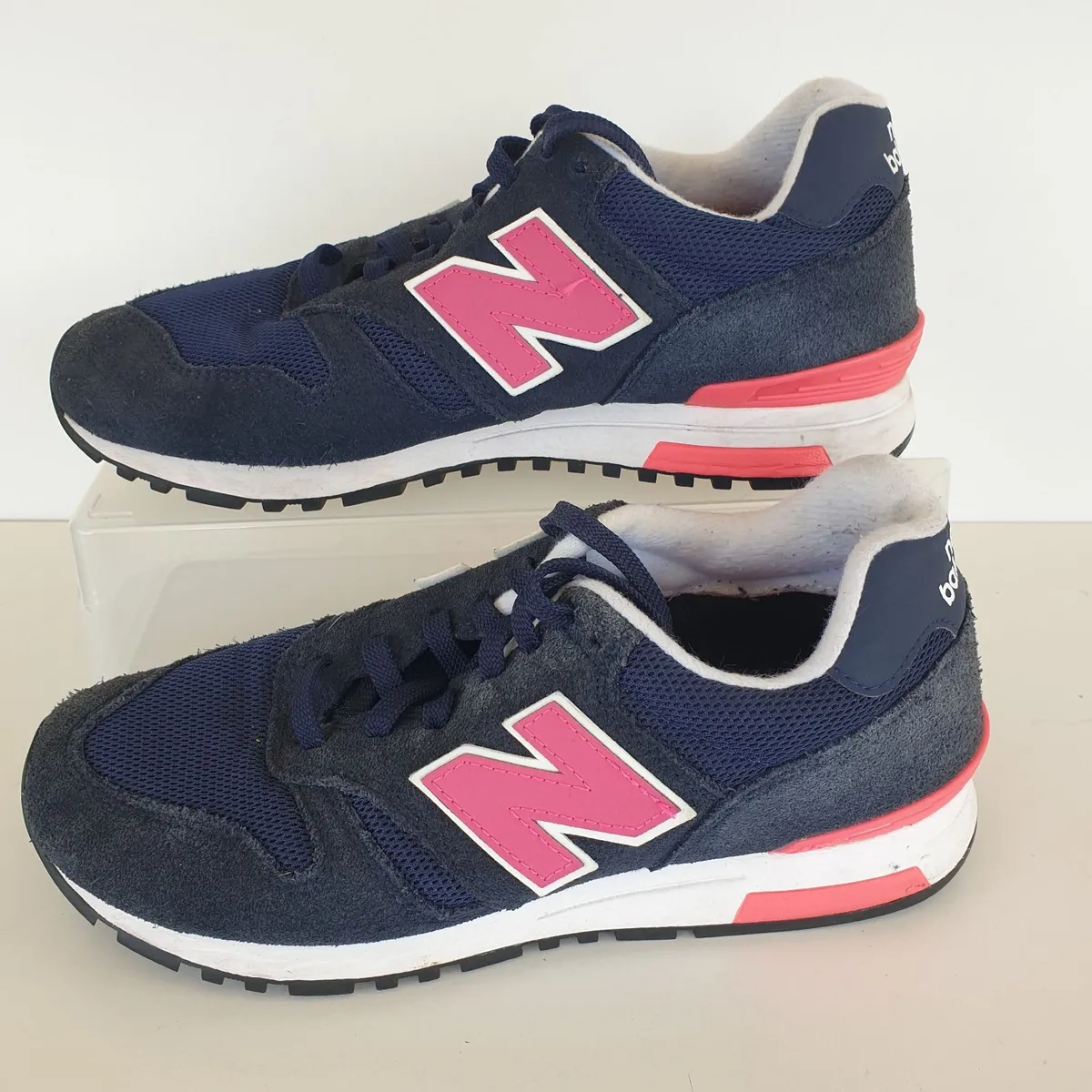 New balance 565 trainers blue/pink size 7.5 EU 41 - Image 4