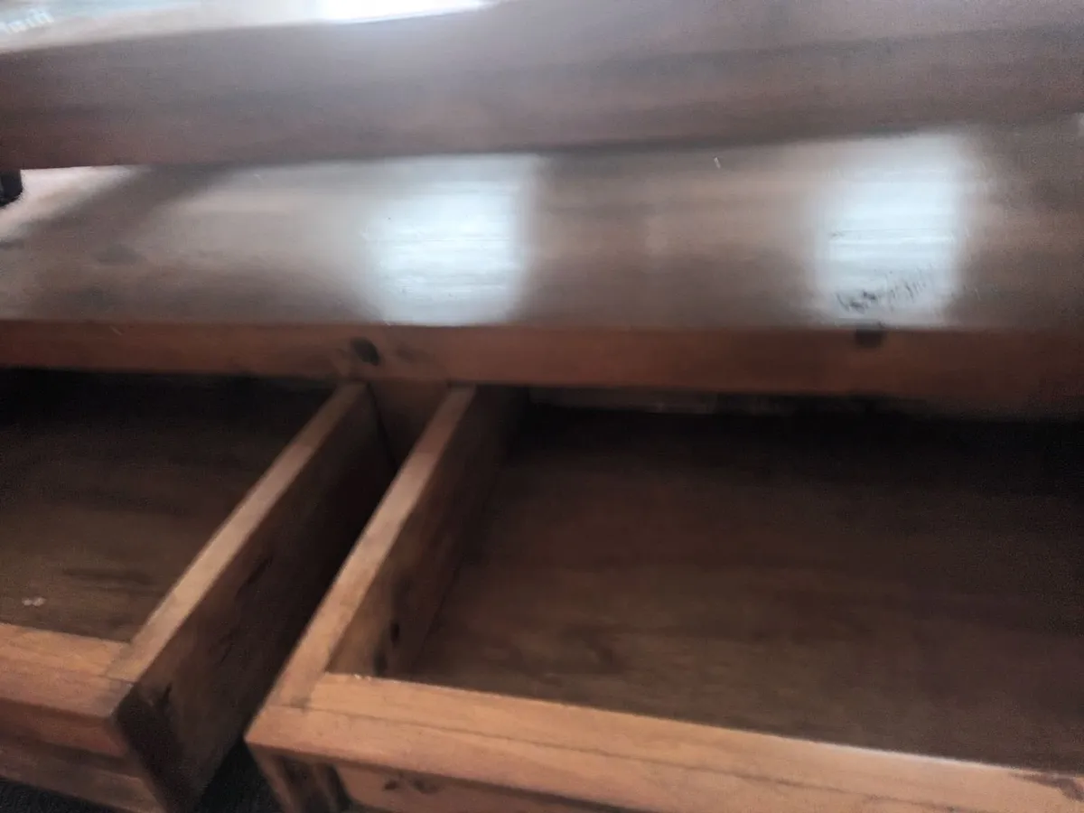 Solid Oak Coffee Table - Image 2