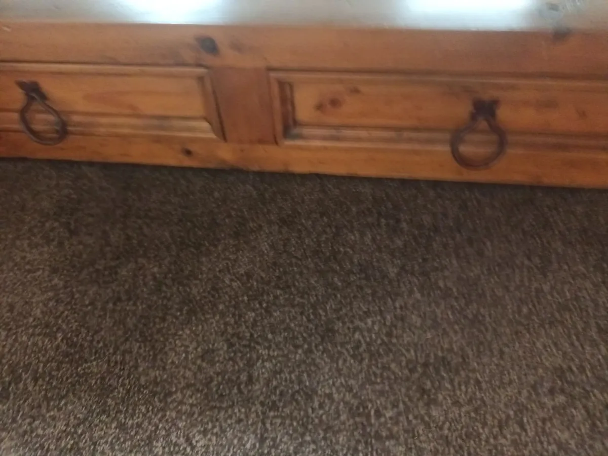 Solid Oak Coffee Table - Image 4