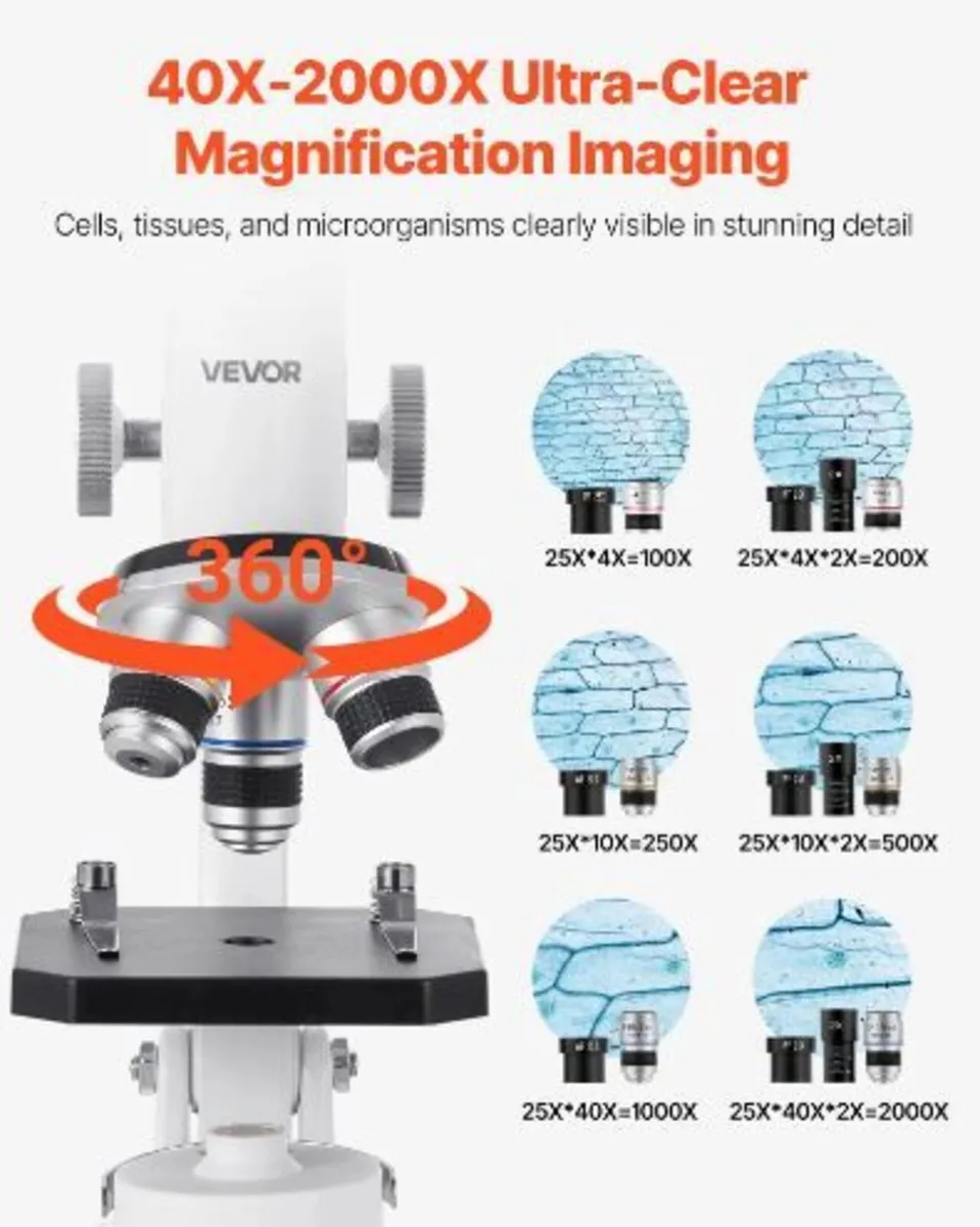 Monocular Microscope for Adults, Professional - Image 2