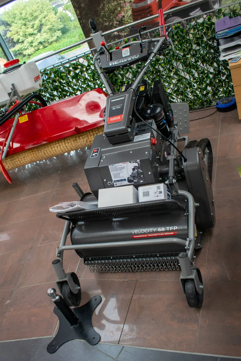Weibang Velocity 68 TFP Track Flail Petrol Mower - Image 1