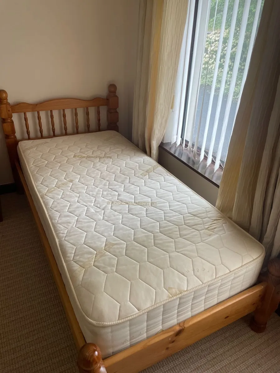Pine Twin Beds + Dresser - Image 4