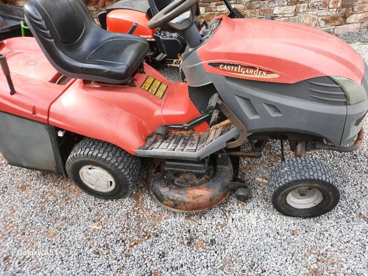 Castelgarden ride on mower - Image 4