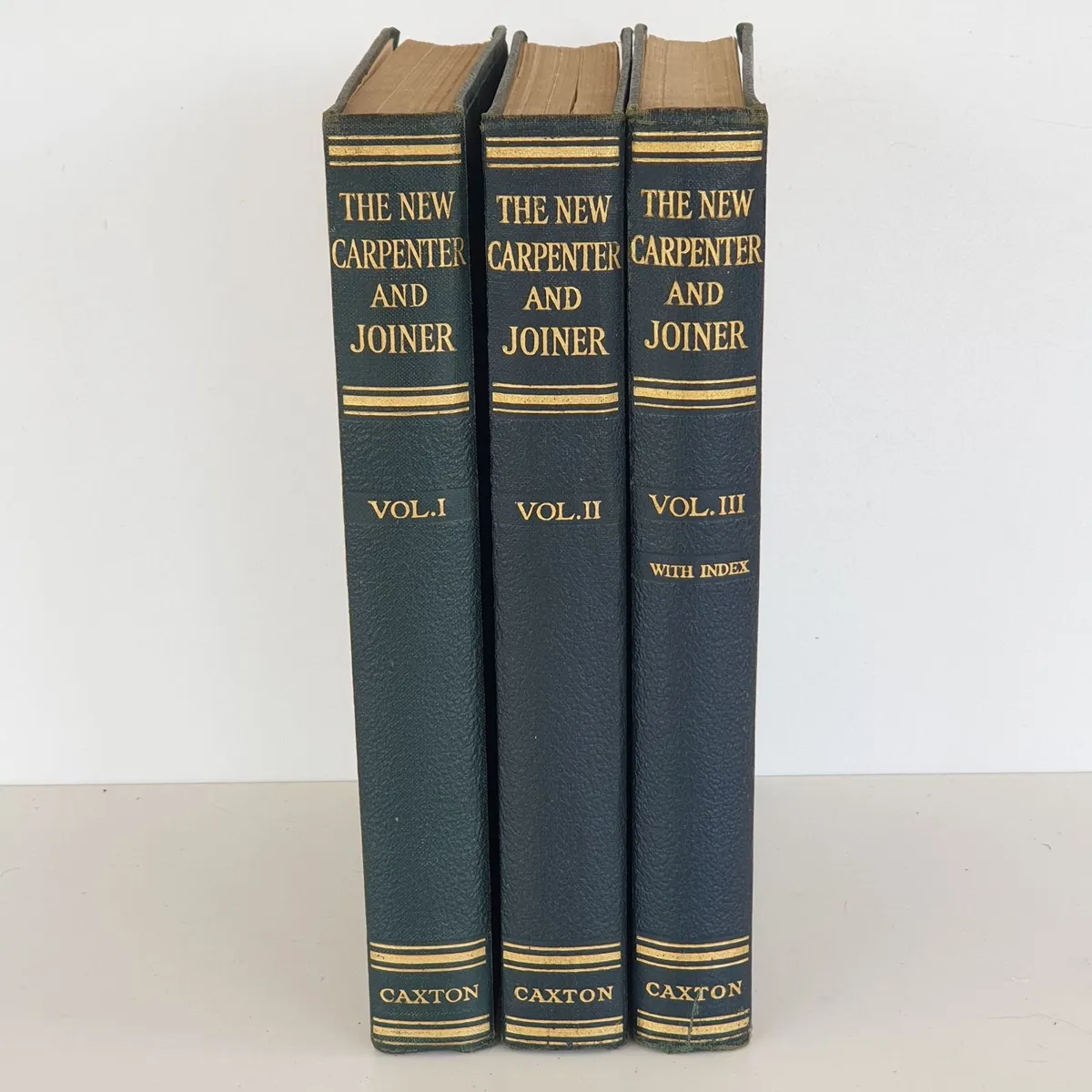 Carpenter and joiner books 1947 Vol 1-3 Caxton - Image 1