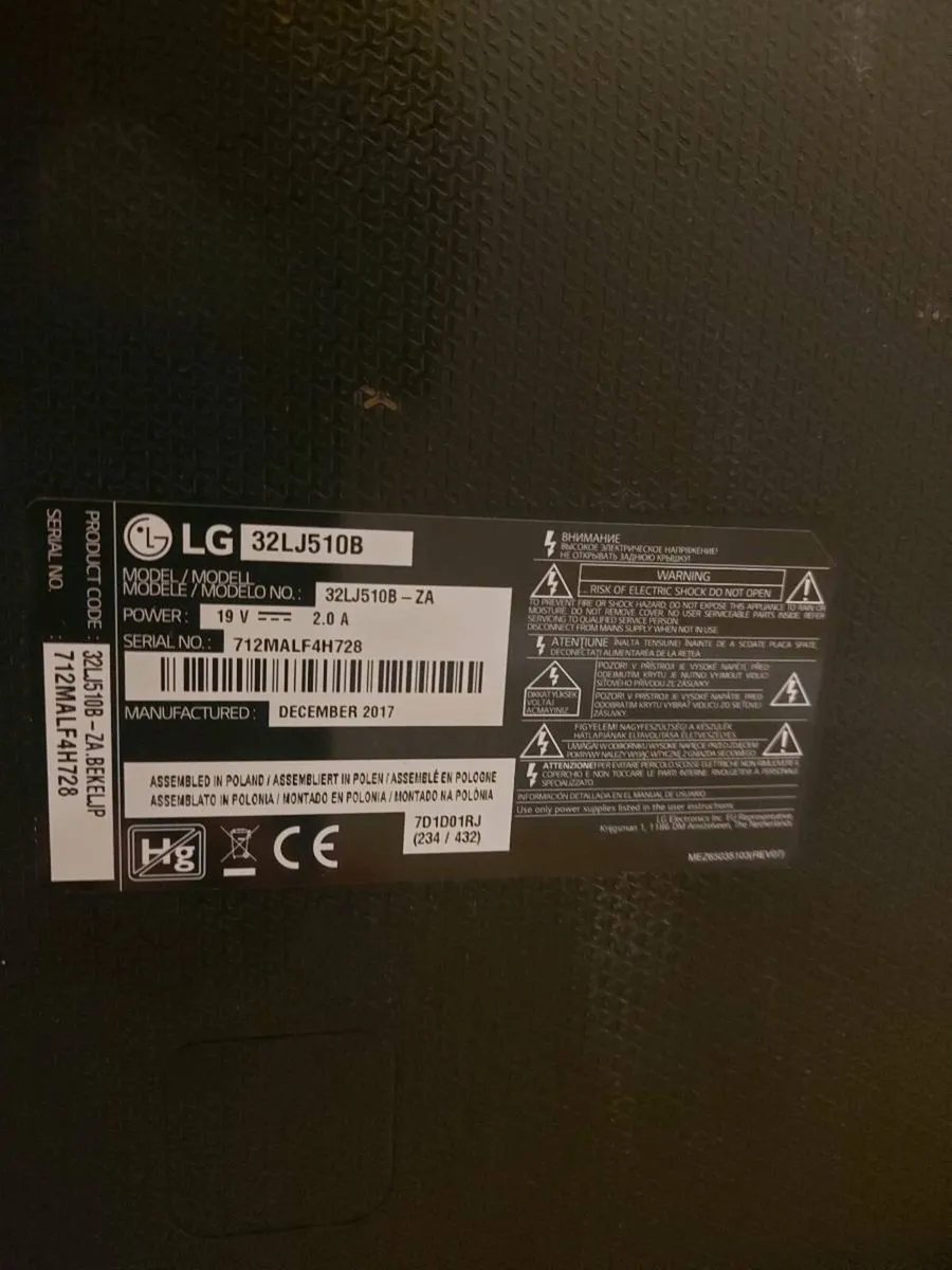 LG 32" led TV - Image 2